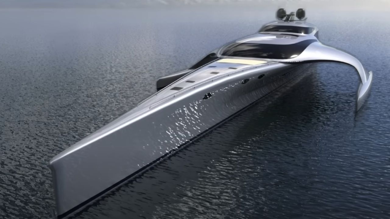 <p>The Adastra was designed for speed. She is incredibly fuel efficient, using only a 1/7th of the fuel any other yacht of that size would use.</p>