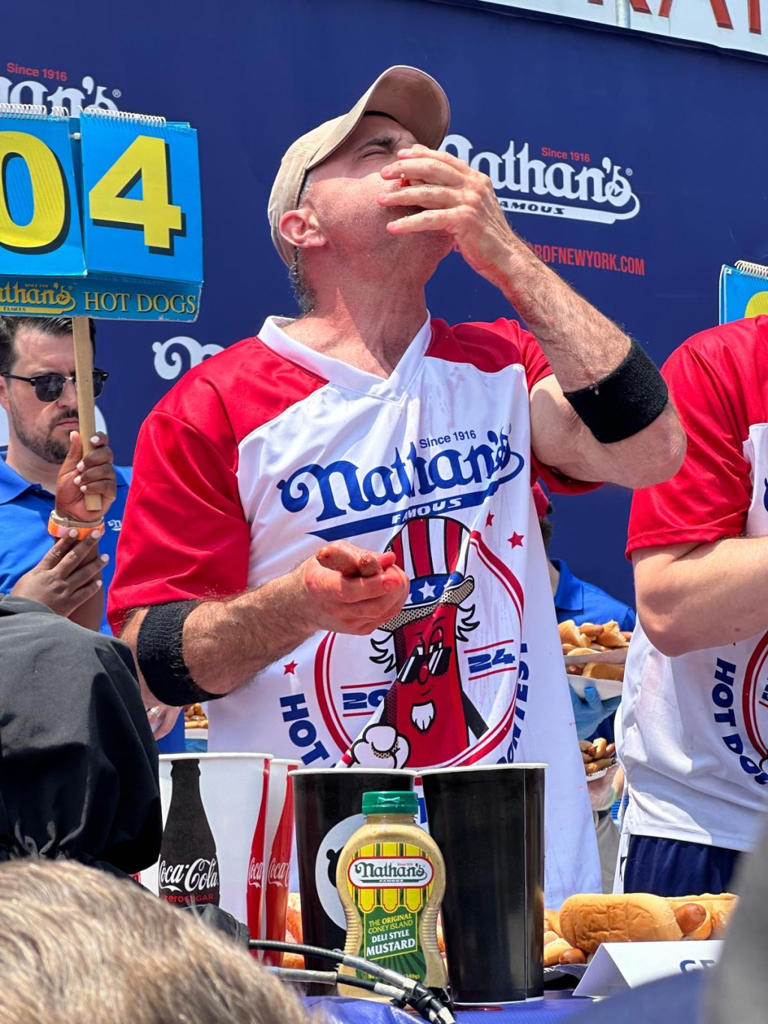 Patrick Bertoletti crowned new winner of Nathan’s Famous Hot Dog Eating ...