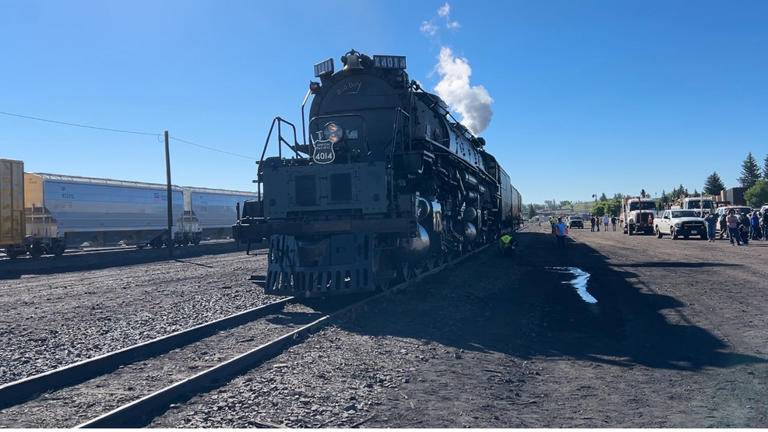 PHOTOS: 'Big Boy' steam engine makes 4th of July stop in Salt Lake City