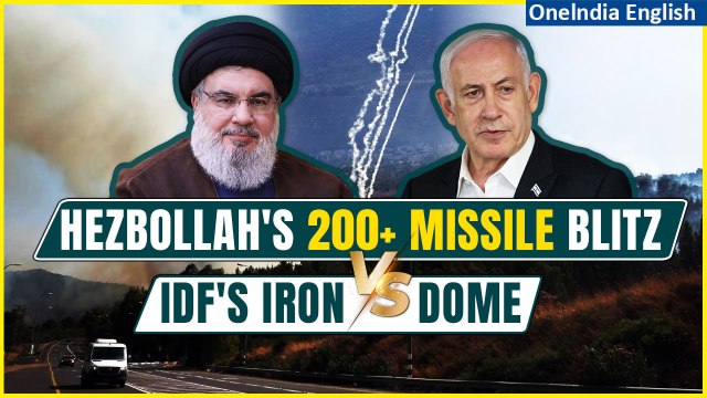 Hezbollah's Ruthless Payback: Iron Dome Crumbles After 200+ Missile Blitz Wreck Havoc On IDF Bases