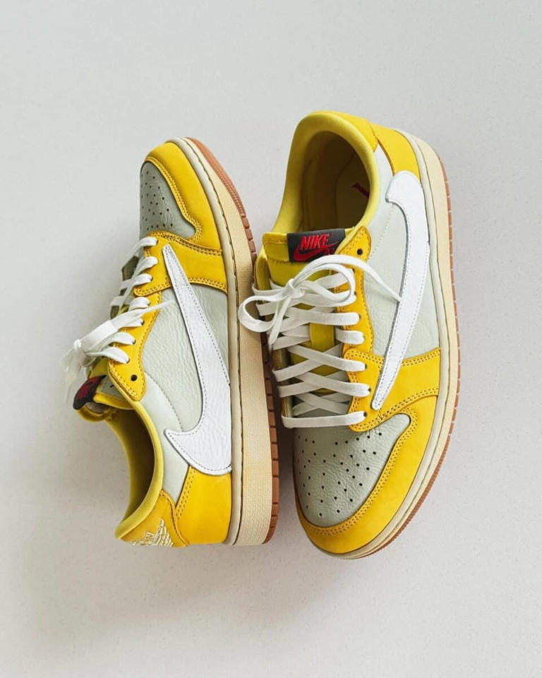 Canary Yellow” Travis Scott x Air Jordan 1 Low Is Not Available