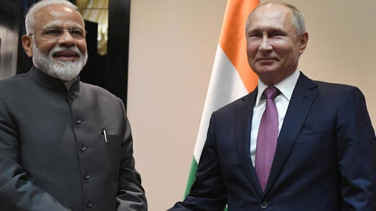 Kremlin said PM Modi will meet Russian President Vladimir Putin to discuss the further development of the traditionally amicable relations between Russia and India, as well as pressing international and regional issues (AP FILE PHOTO)