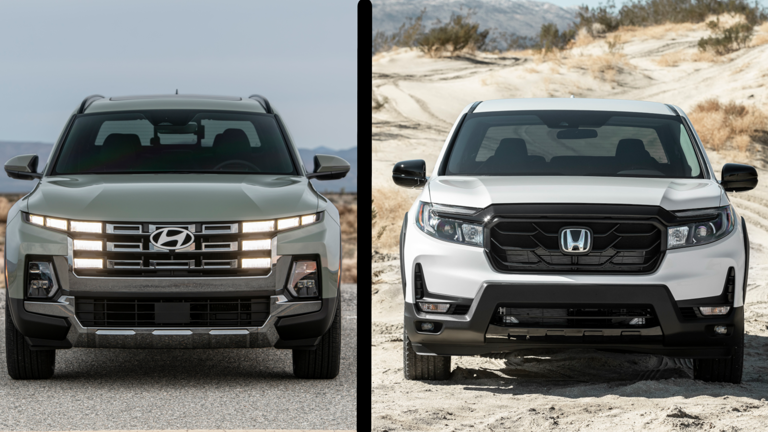 Unibody Pickup Truck Comparison: Hyundai Santa Cruz Vs. Honda Ridgeline