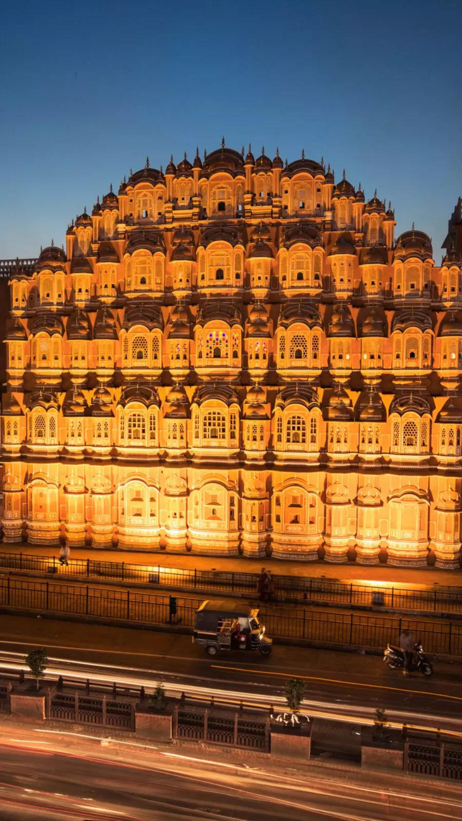 Known as the Pink City, Jaipur is famous for its historical forts and palaces, including the majestic Amber Fort, City Palace, Hawa Mahal, and Jantar Mantar.