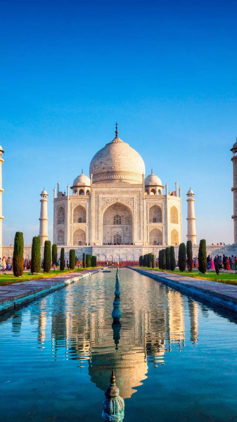 Perhaps India's most iconic landmark, the Taj Mahal in Agra is renowned for its stunning white marble architecture and romantic history as a UNESCO World Heritage site.