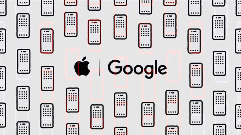 Google Apple GAEN Illustration YouTube ScreengrabsMockup