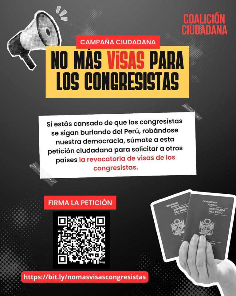 Piden revocar visas a congresistas por aprobación de reformas antidemocráticas