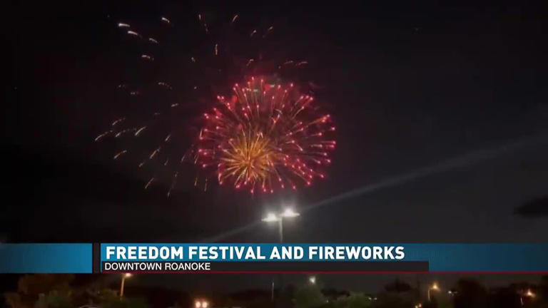 4th of july fireworks roanoke va