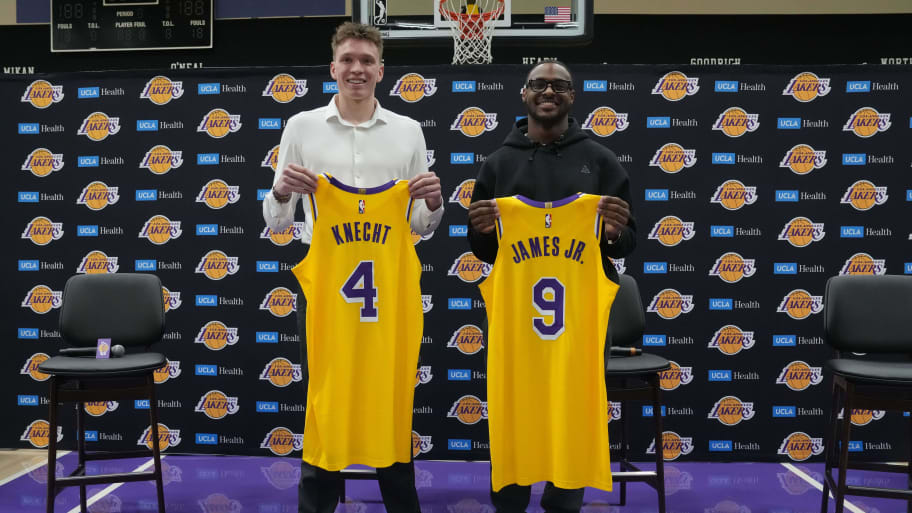 Lakers News: First Look At Dalton Knecht, Bronny James In LA Jerseys