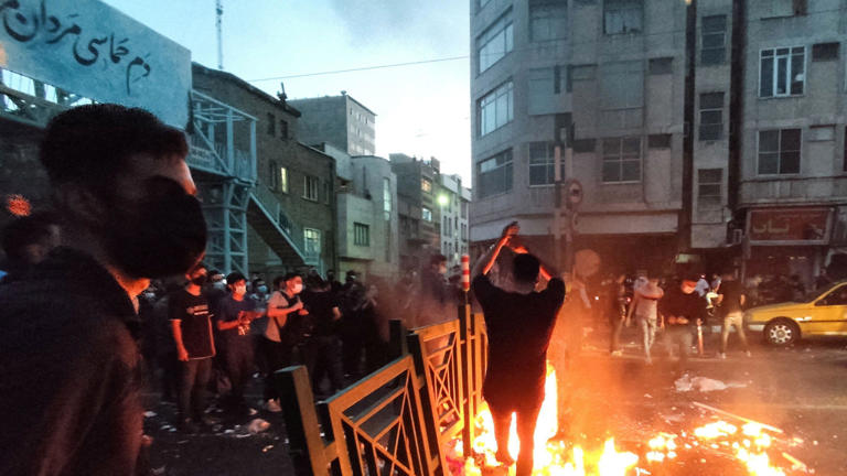 Las protestas contra el régimen fueron un duro revés para Irán en 2022 y 2023.