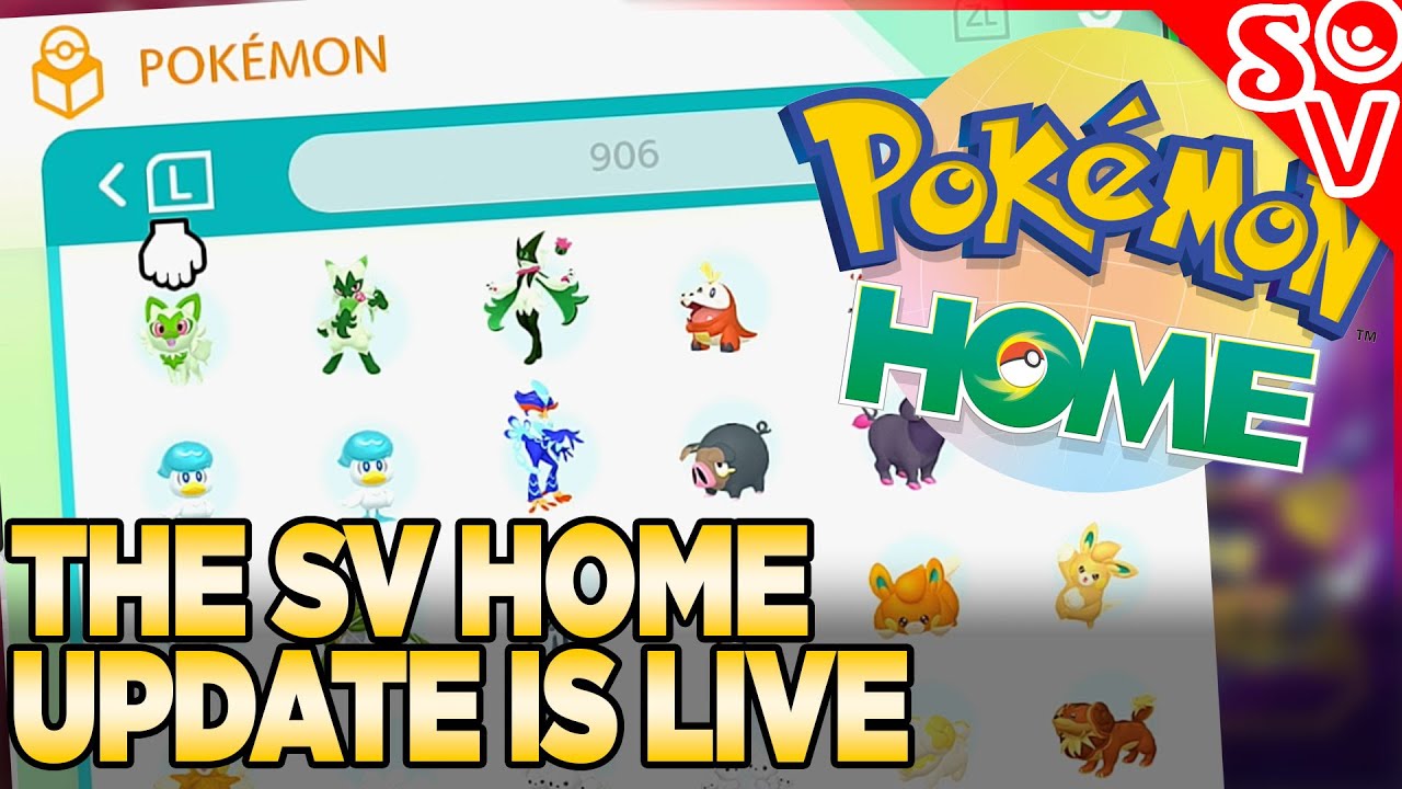 Pokemon Home is LIVE - Update for Pokemon Scarlet and Violet