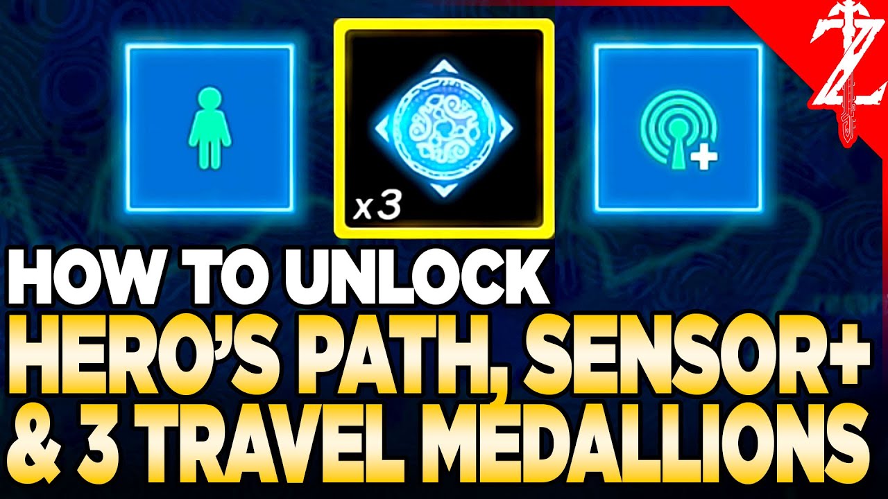 How to unlock the travel medallion and hero's path in Tears of the Kingdom