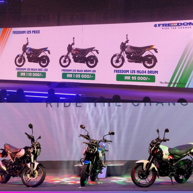 Bajaj Auto Launches World's First CNG Bike Freedom 125 At Rs 95,000 ...