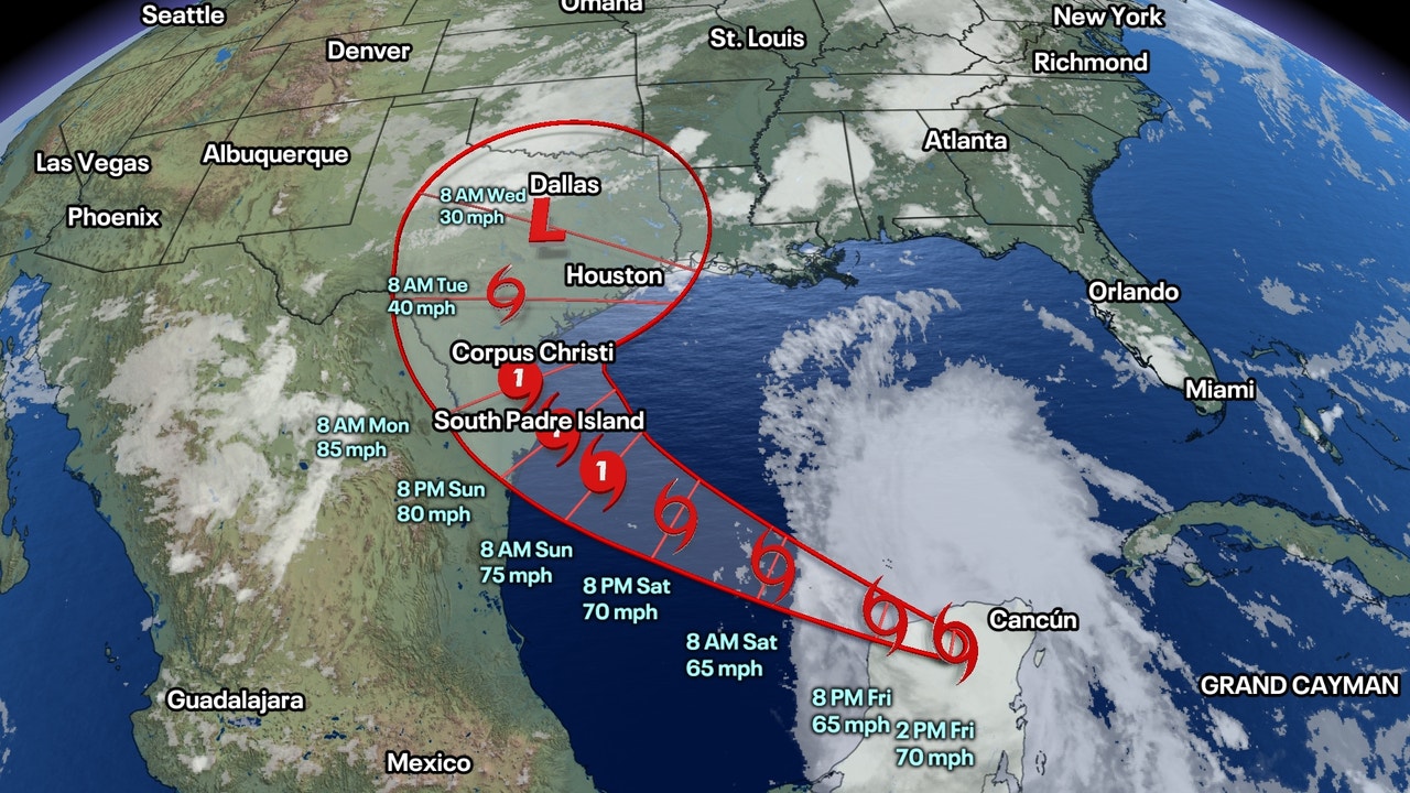 Tropical Storm Beryl Weakens Over Mexico, But Forecast To Re-intensify ...