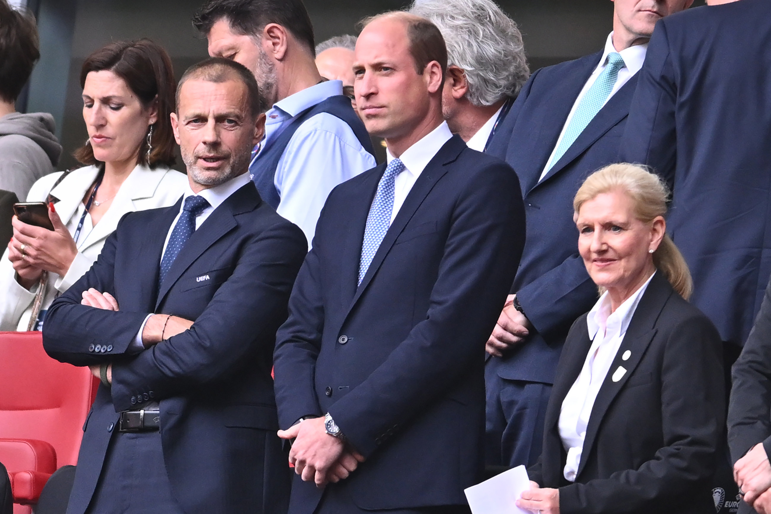 Prinz William Besucht EM-Viertelfinale In Düsseldorf