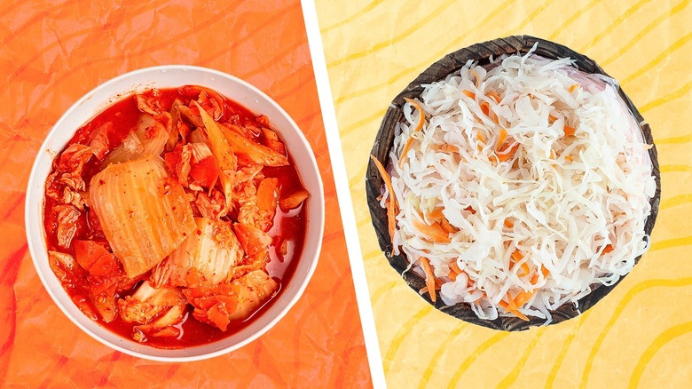 The Important Differences Between Kimchi And Sauerkraut