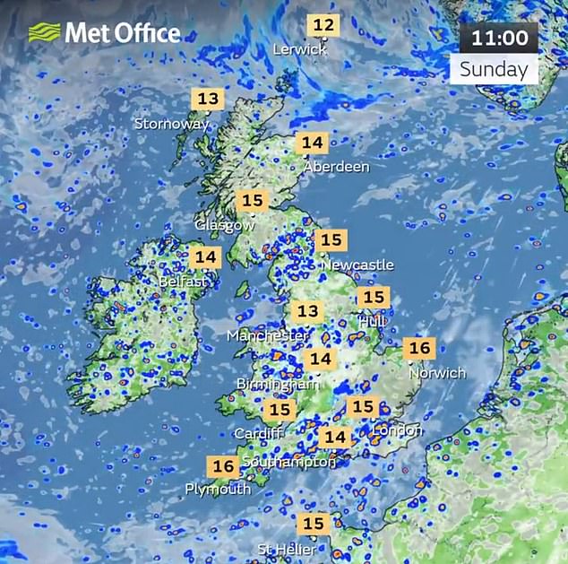 Met Office Issue Weather Alert Warning Heavy Rain And Thunder