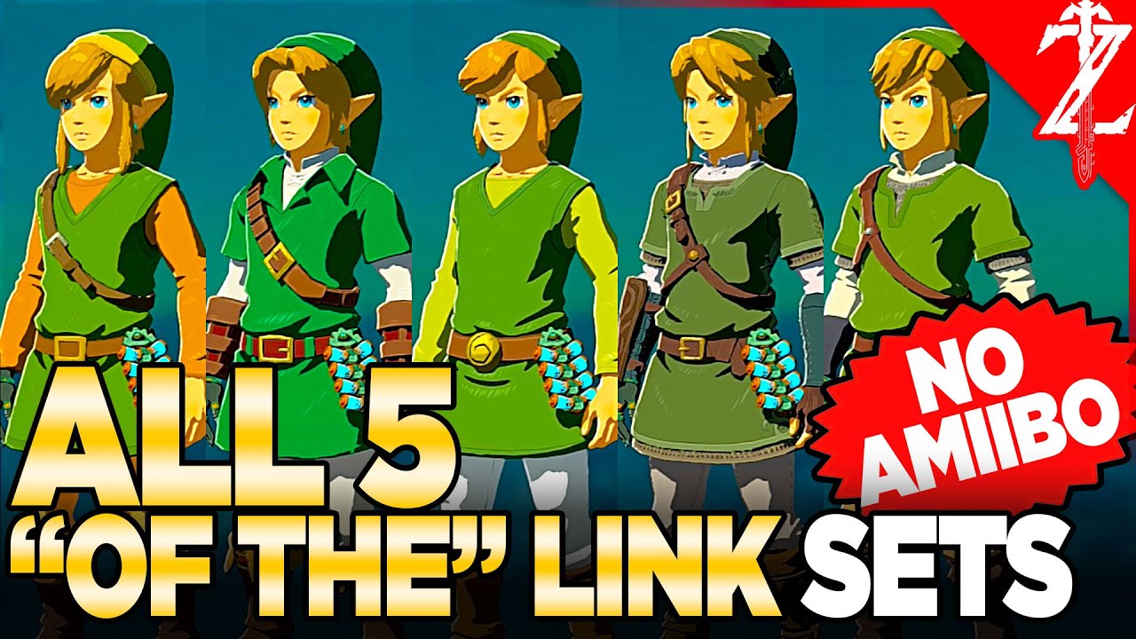 How to Get ALL 5 OF THE Link Sets *NO AMIIBO - Tears of the Kingdom