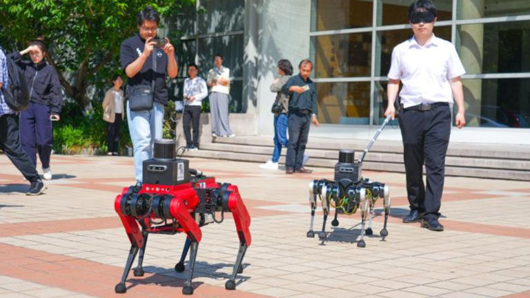 China’s robot dog aids blind people with 90% voice recognition accuracy