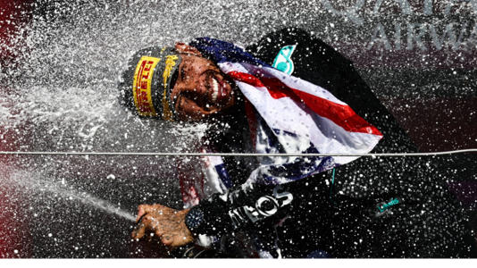 Lewis Hamilton's first win in over two seasons came at Silverstone LAT Images