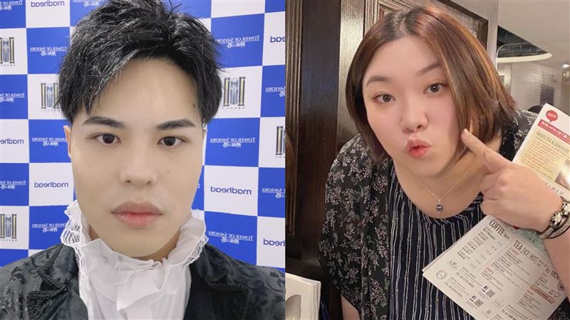 聖結石（左）遭疑與蘿拉（右）有關係。（圖／翻攝自聖結石、蘿拉IG）