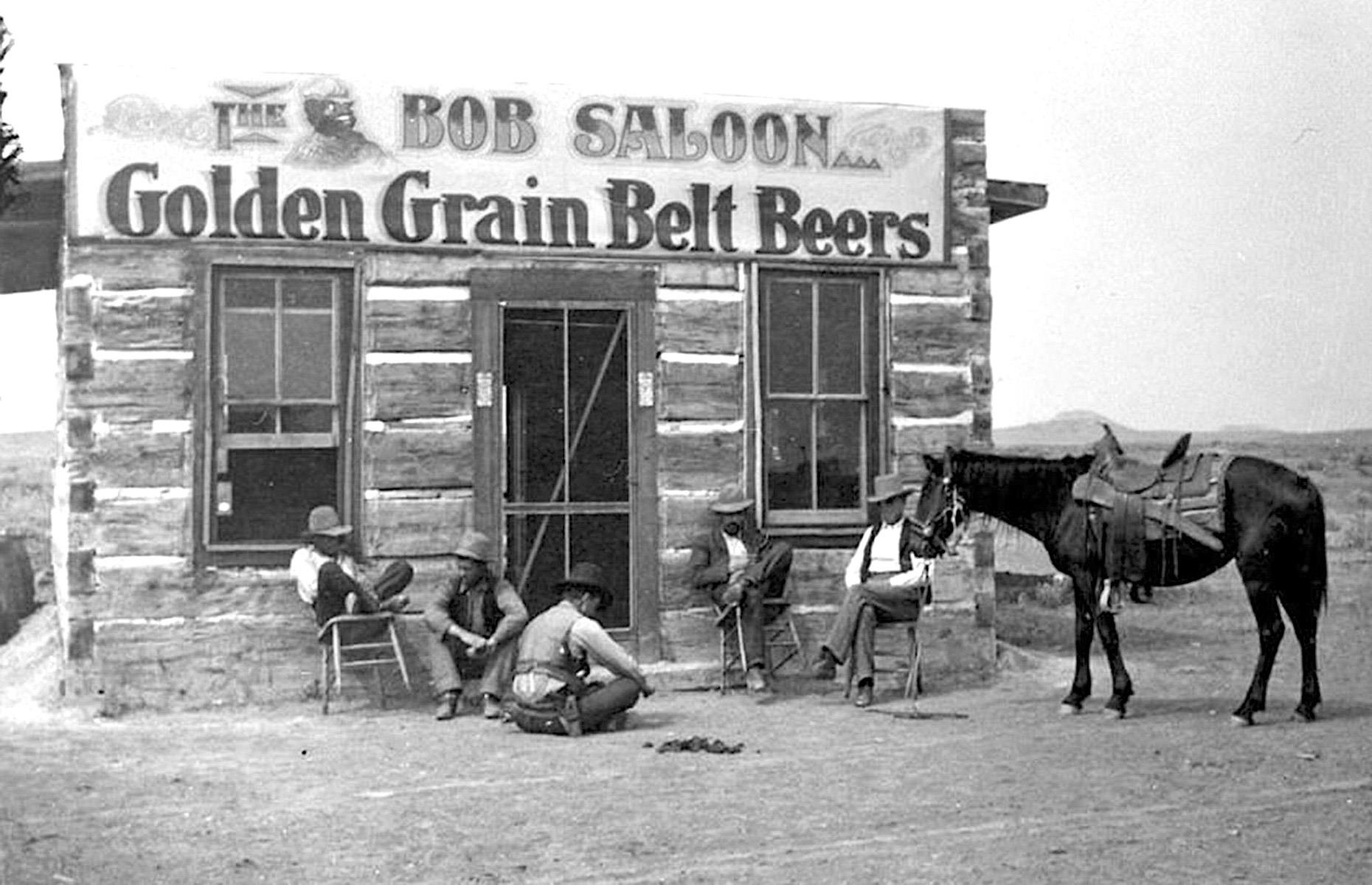 1880: A cowboy saloon in Miles City