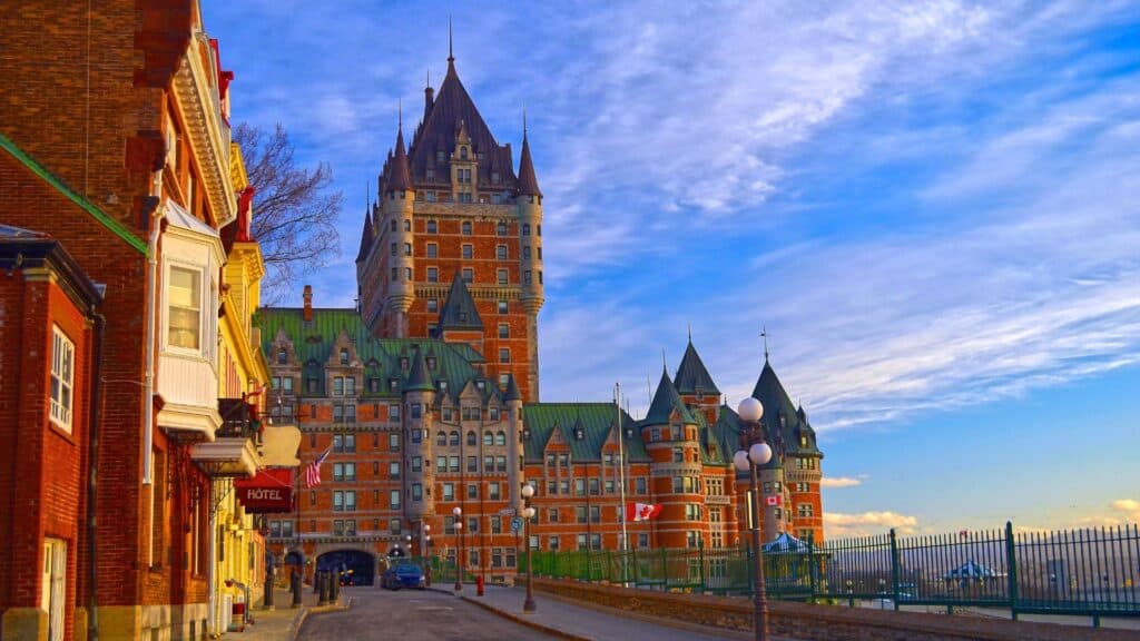 <p>Quebec City is a must-visit destination for its stunning historic charm and natural beauty blend. Nestled along the St. Lawrence River, this city offers picturesque views and a European ambiance that makes visitors feel like they’ve entered another era. Visitors can stroll through Old Quebec to admire centuries-old architecture, such as the iconic Château Frontenac, and vibrant street scenes filled with local artists and performers. The city’s rich history is complemented by its vibrant arts scene and numerous festivals that bring the streets to life year-round. </p>