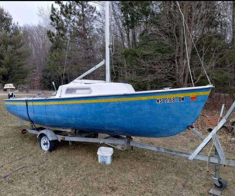 The sailboat that was reported missing on July 13, 2024.