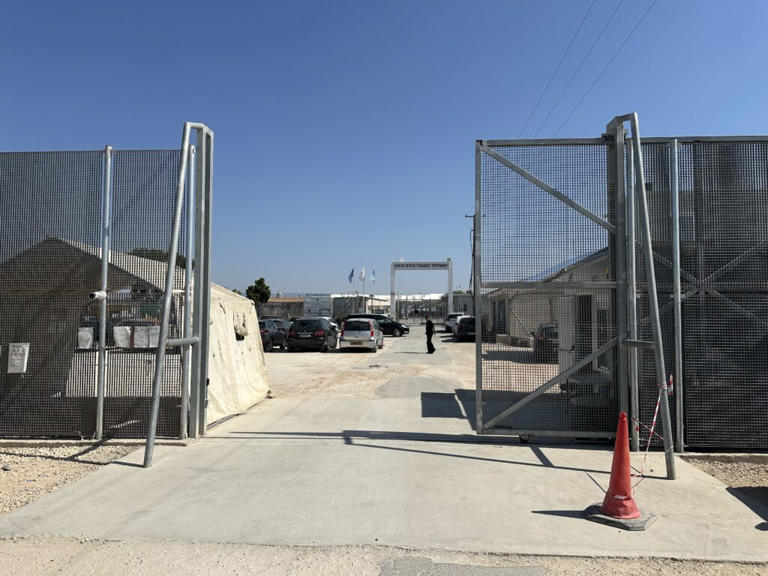 All asylum-seekers in Cyprus are first processed through the Pournara camp, which is located in a rural area about a half an hour’s drive from the capital Nicosia. Vera Haller/The World