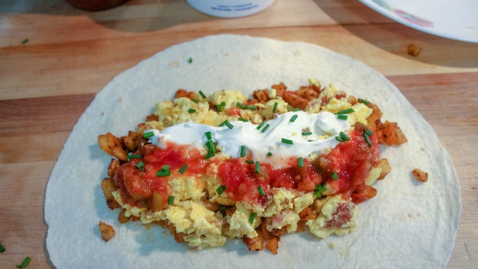 direction photo for Loaded Breakfast Burritos