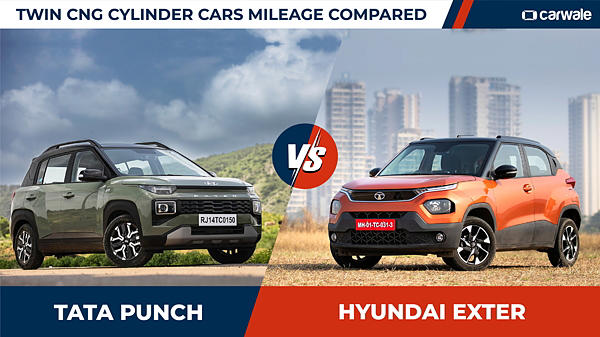 Tata Punch vs Hyundai Exter: Twin CNG cylinder cars mileage compared