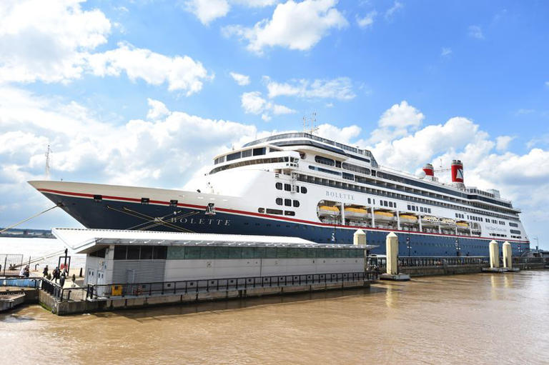 The Bolette cruise ship will embark from Liverpool