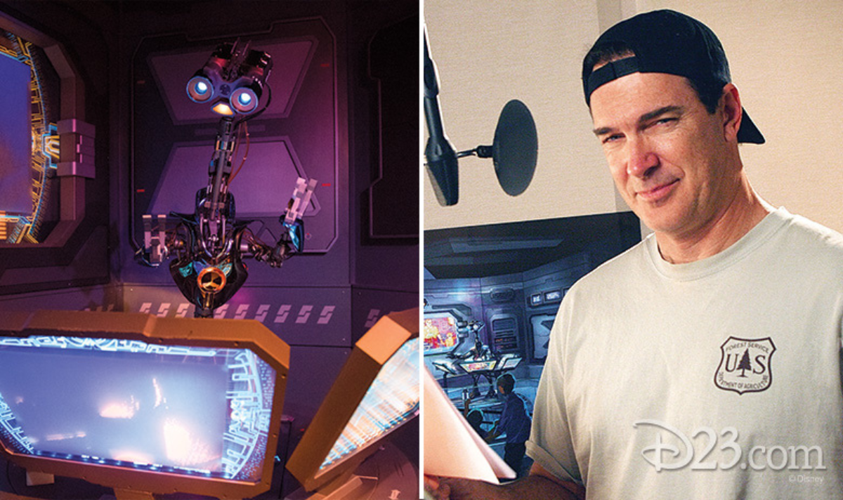 <p><span>One of the Goose Droids, G2-4T, may have a familiar sounding voice. That's because this droid is voiced by <a href="https://mickeyvisit.com/soarin-over-california-patrick-warburton-video/">Patrick Warburton</a>! Patrick has given his talents to multiple Disney projects including:</span></p> <ul>   <li><span>Hercules (TV Series)</span></li>   <li><span>The Wonderful World of Disney – Angels in the Infield</span></li>   <li><span>Buzz Lightyear of Star Command: The Adventure Begins</span></li>   <li><span>Buzz Lightyear of Star Command (Video Game)</span></li>   <li><span>The Emperor's New Groove</span></li>   <li><span>The Emperor's New Groove (Video Game)</span></li>   <li><span>Buzz Lightyear of Star Command (TV Series)</span></li>   <li><span>The Emperor's New Groove: Groove Center (Video Game)</span></li>   <li><span>Disney·Pixar Learning: 2nd & 3rd Grade (Video Game)</span></li>   <li><span>Home on the Range</span></li>   <li><span>Sky High</span></li>   <li><span>Chicken Little</span></li>   <li><span>Kronk's New Groove</span></li>   <li><span>Open Season</span></li>   <li><span>Open Season (Video Game)</span></li>   <li><span>The Disney Channel Games (TV Mini Series)</span></li>   <li><span>Underdog</span></li>   <li><span>Kim Possible (TV Series)</span></li>   <li><span>Bee Movie</span></li>   <li><span>Bee Movie Game (Video Game)</span></li>   <li><span>The Emperor's New School (TV Series)</span></li>   <li><span>Sorcerers of the Magic Kingdom (Video Game)</span></li>   <li><span>Fish Hooks</span></li>   <li><span>Planes: Fire & Rescue</span></li>   <li><span>Elena of Avalor</span></li>   <li><span>Puppy Dog Pals</span></li>  </ul> <p><span>However, within the Disney Parks, Patrick is most notably known for his role on the attraction Soarin'. Many Guests have come to know and love Patrick in his role as not only the host of the attraction, but as the friendly Chief Flight Attendant. He cheerfully fills us in on the details of the ride and gives us proper safety instructions. Many of his lines from the Soarin' pre-show have become beloved among Disney goers and you'll often hear them saying his lines along with him as he speaks.</span></p> <p><span>It's nice that his voice can be heard on more than one Disney attraction. Take a listen the next time you're near G2-4T to see if you can hear any fun sayings coming from the droid!</span></p>