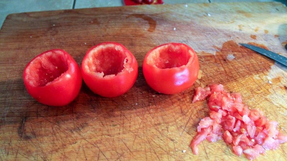 direction photo for Pastina Stuffed Tomatoes