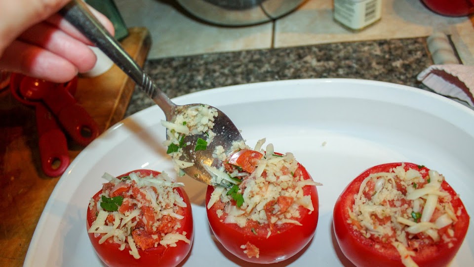 direction photo for Pastina Stuffed Tomatoes