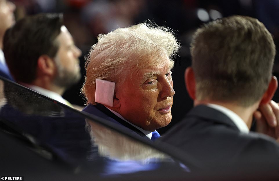 Donald Trump Arrives At The RNC Night Two To Thunderous Applause