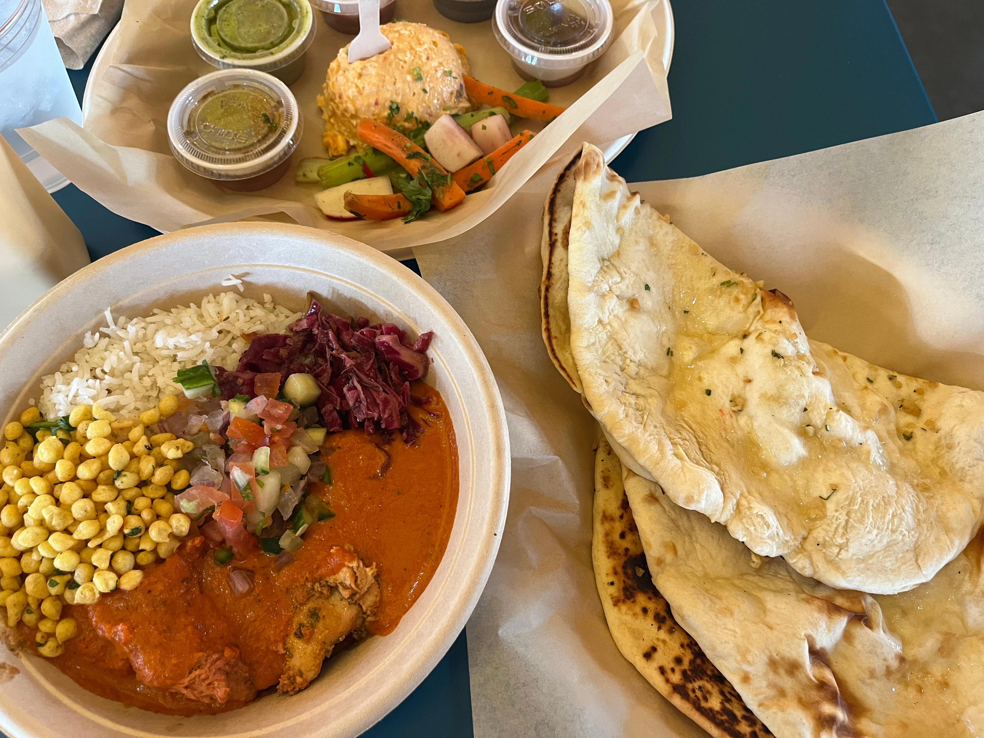 <p><span>Disney Springs has no shortage of restaurants, but one of the newest is eet by Maneet Chauhan. The </span><a class="" href="https://www.businessinsider.com/gordon-ramsay-fish-and-chips-restaurant-new-york-city-review-2023-1"><span>celebrity chef-owned restaurant</span></a><span> highlights a menu of modern, Indian-inspired cuisine.</span></p><p><span>It's quickly become my new favorite spot to eat in the shopping, dining, and entertainment district. </span></p><p><span>I love the bread service ($20), which comes with naan, a variety of chutneys, pickled veggies, and pimento-flavored whipped paneer. I think it rivals the famous </span><a class="" href="https://www.businessinsider.com/adults-trying-sanaa-is-it-worth-it-disney-world-review-2022-8"><span>bread service from Sanaa</span></a><span> at Animal Kingdom Lodge.</span></p>