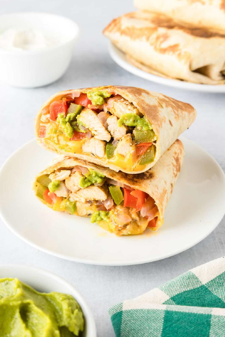 Fresh Look at Easy Chicken Fajita Wraps