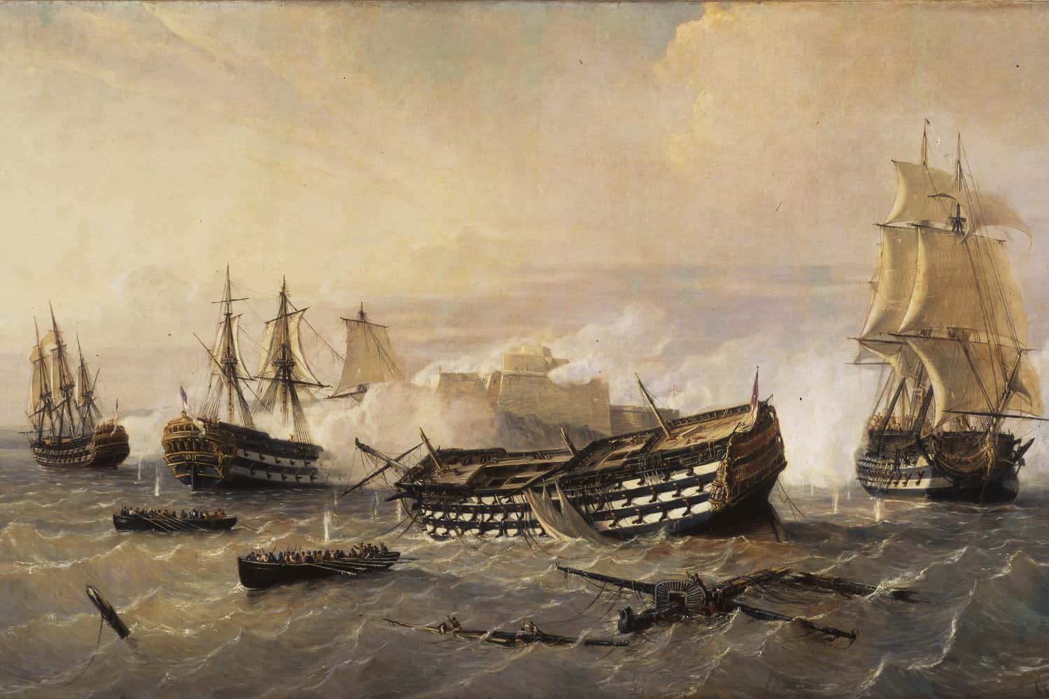 <p>Although Cook was to be granted his own vessel as part of the merchant navy, with the Seven Years<em class="Highlight"> War </em>looming, he enlisted as a volunteer serviceman for the Royal Navy. During the <em class="Highlight">war</em>, he was able to rise to the rank of master and was in command of the HMS Pembroke in North America. The Pembroke carried out major campaigns including the successful sieges of the Fortress of Louisbourg and Quebec City.</p>  <p>It was during these campaigns that Cook first demonstrated his expert cartography skills. Cook’s mapping of the St. Lawrence River was a decisive factor in the British winning the Battle of the Plains of Abraham in 1759, a pivotal moment in the<em class="Highlight"> war </em>and the development of the future nation of Canada.</p>