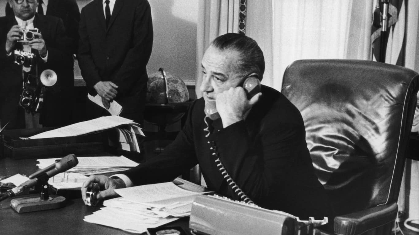 17. Lyndon B. Johnson (in office from 1963–1969)