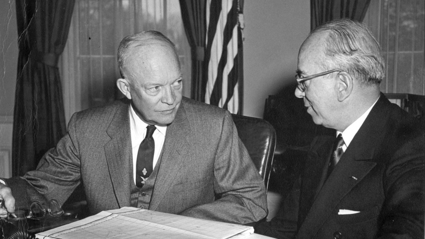 18. Dwight D. Eisenhower (in office from 1953–1961)