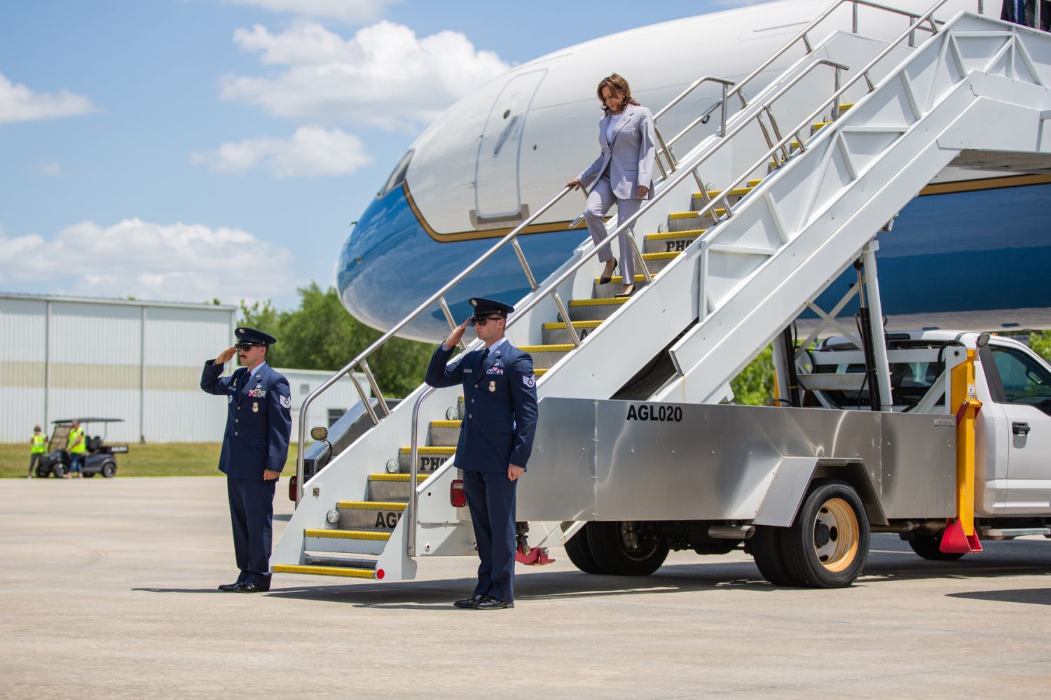 <p>Harris was aboard Air Force II heading to a maternal-health event when she found out about the <em>Dobbs</em> decision two years ago.</p>