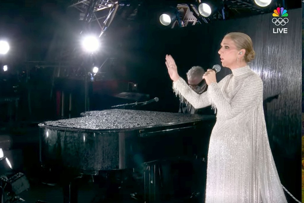 Celine Dion Delivers Emotional Comeback Performance On Eiffel Tower At ...