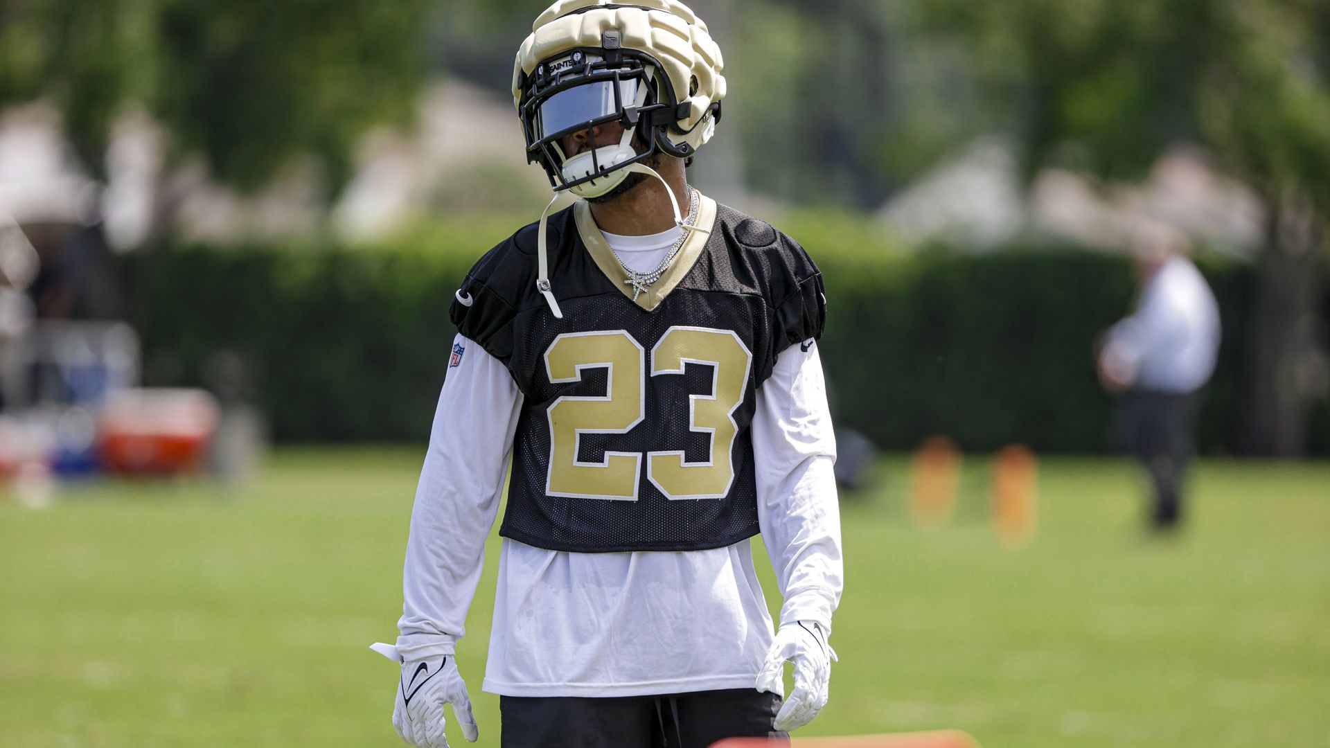 Saints CB Marshon Lattimore Leaves Practice Early With Hip Injury