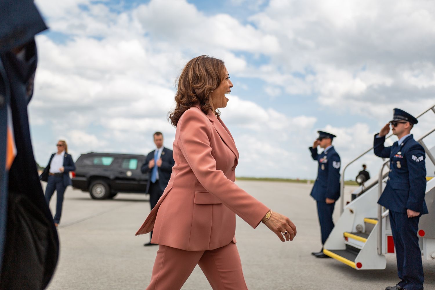 <p>In the spring of 2024, Flo Ngala was asked to photograph Vice President Kamala Harris, as part of a Rolling Stone Interview featured in the July/August issue of the magazine.</p> <p>Ngala traveled to three cities with the vice president, capturing Harris’ energy and charisma as she engaged with constituents at a stop on the Nationwide Economic Opportunity Tour, and spoke at a reproductive freedom rally in Florida. Ngala also visited Harris’ residence in Washington, D.C. where the V.P. posed for a portrait dressed in a crispy ivory suit.</p> <p>“I was witnessing history,” Ngala — who like Harris, is the daughter of immigrants — said of the assignment.</p> <p>Flash forward to this past week: President Joe Biden dropped out of the 2024 race and enthusiastically endorsed Vice President Harris to take his place, changing the dynamics of the presidential race and putting Harris in position to potentially be the first woman U.S. president.</p> <p>In her first speech following the news, Harris echoed remarks from her interview with Rolling Stone‘s Alex Morris: “What kind of country do we want to live in: A country of freedom, compassion, and rule of law? Or a country of chaos, fear, and hate?”</p> <p>Photos by Flo Ngala</p>