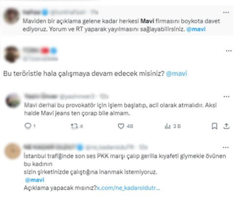 PKK propagandası yapan kadın infial yarattı! İşten çıkarılması için ünlü markaya çağrı