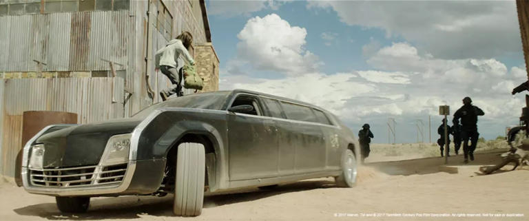 The modern limousine from Logan (2017).