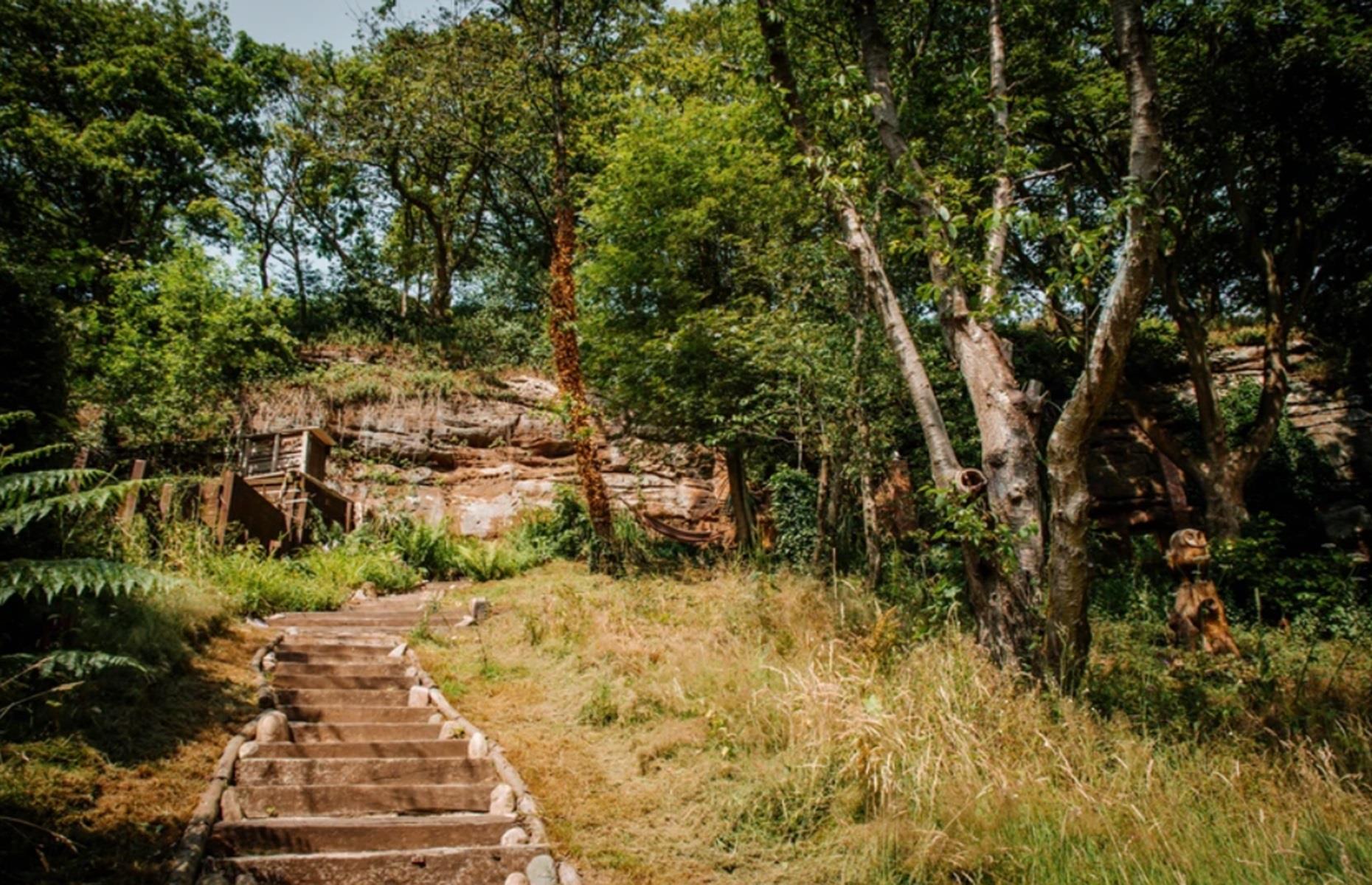 Ancient sandstone cave home, Worcestershire, UK