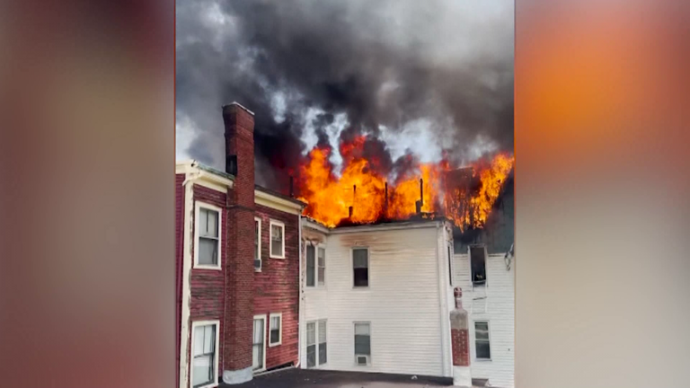 Firefighters respond to burning rooftops in South Boston