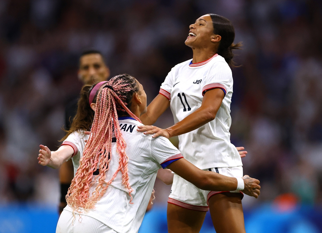 USWNT Gets Big 4-1 Win Over Germany To Take Over Group B